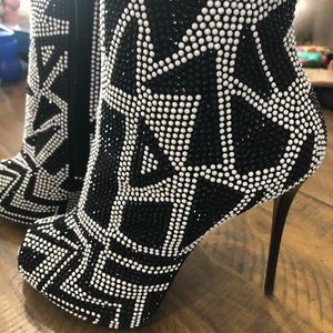 Giuseppe Zanotti Crystal Booties